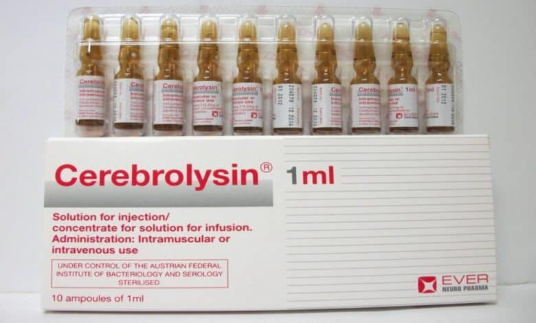 دواعي استعمال حقن cerebrolysin سيريبروليسين وفوائدها للأطفال والأضرار المحتملة والبديل والسعر‎