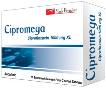 دواعي استعمال سيبروميجا cipromega والسعر والآثار الجانبية‎