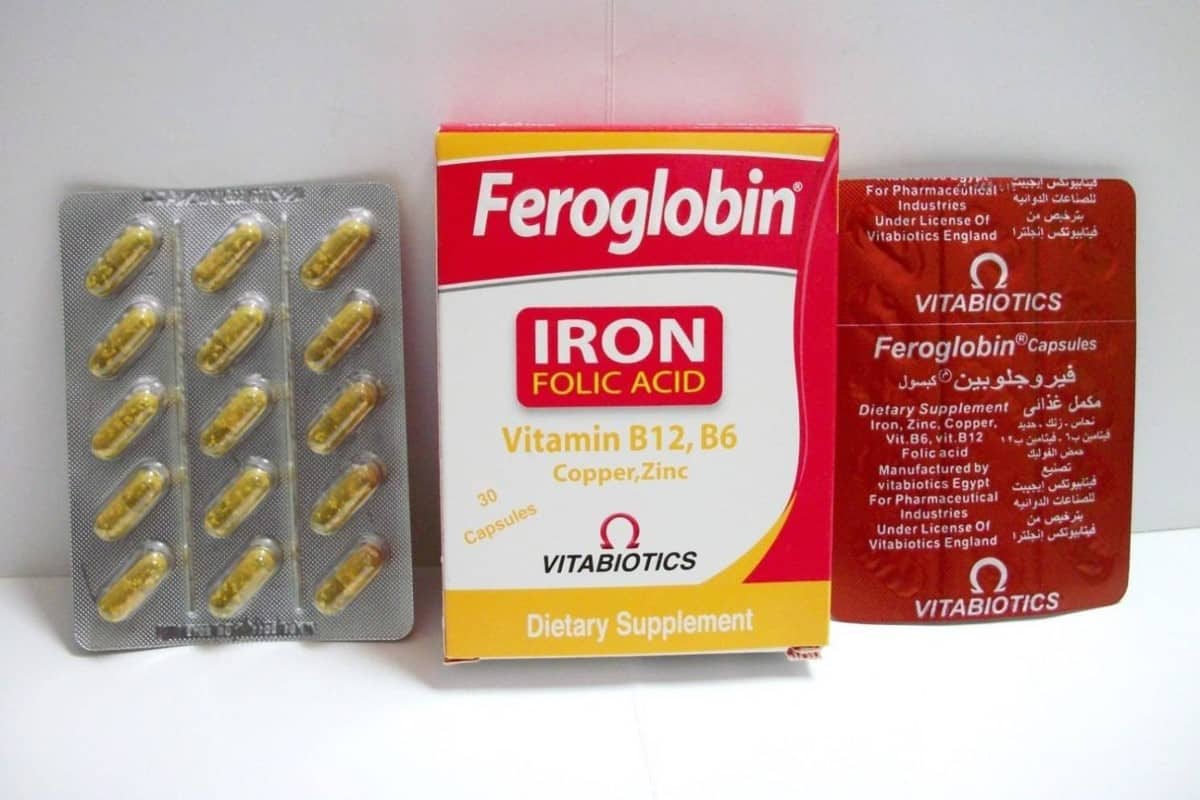 فيروجلوبين ب12 feroglobin شراب وكبسول: الفوائد والجرعة والسعر والأضرار‎