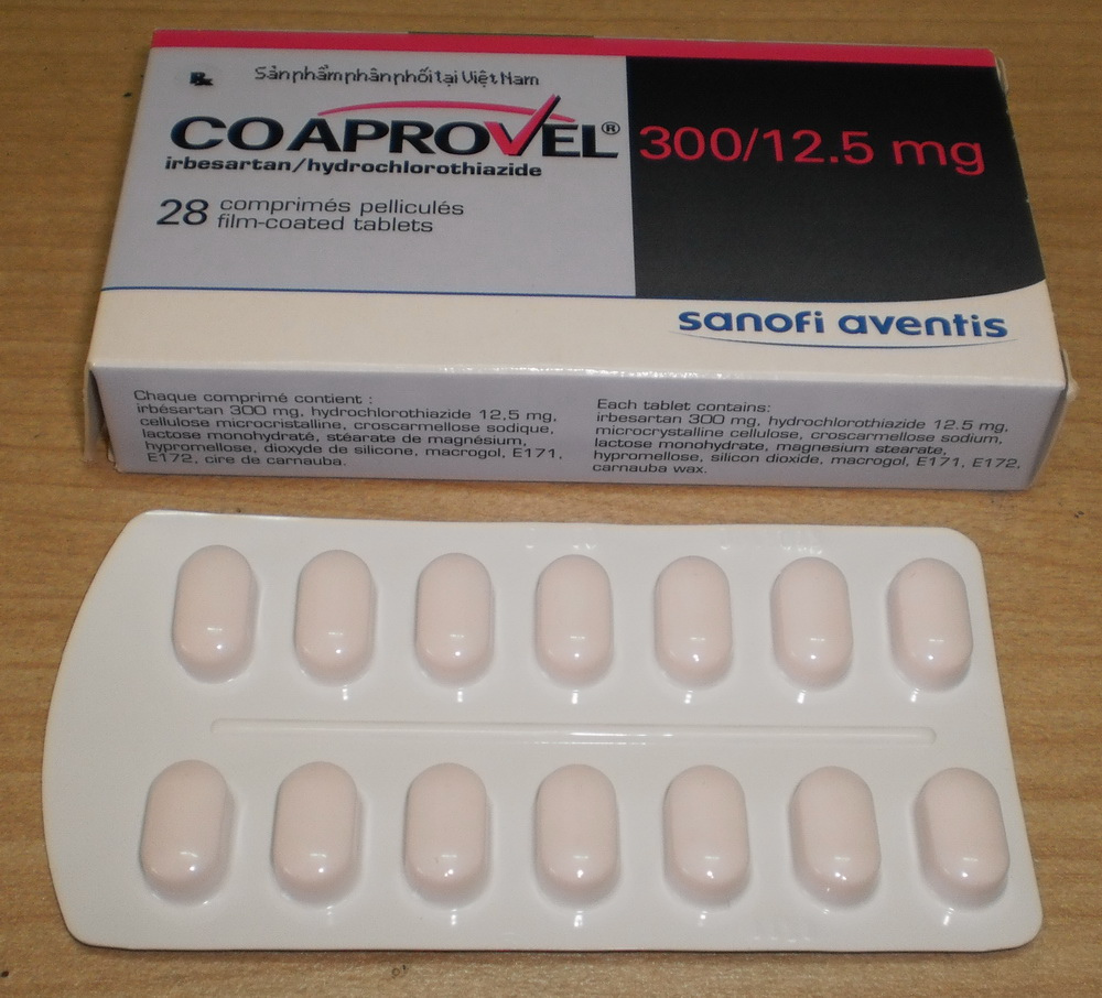 كوأبروفيل coaprovel للضغط: دواعي الاستعمال والآثار الجانبية‎