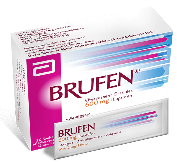 استخدامات فوار بروفين brufen 600 والسعر والجرعة وهل آمن للحمل والرضاعة؟‎