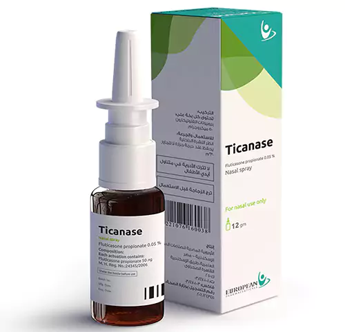 بخاخ تيكانيز ticanase للأنف ومدة وطريقة الاستخدام والسعر والأضرار والبديل‎