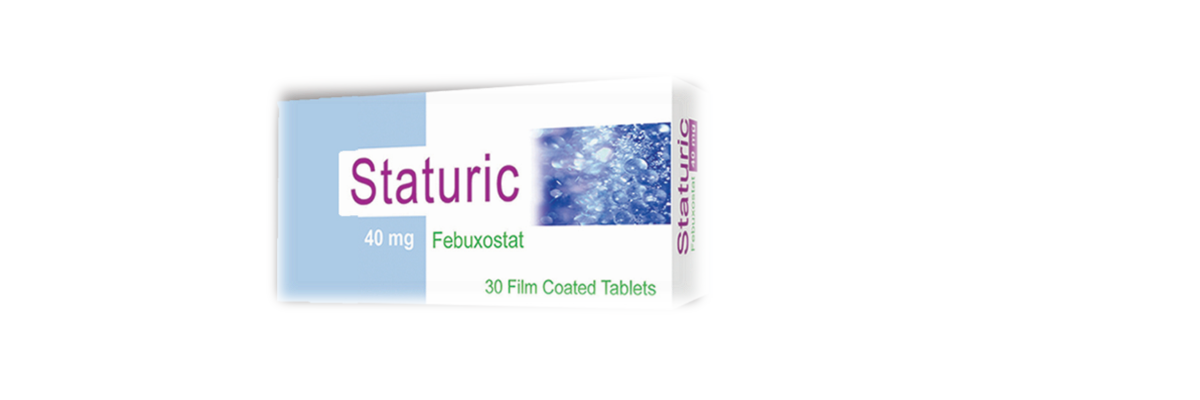 ستاتيوريك STATURIC أفضل دواء لعلاج النقرس والسعر والجرعة والآثار الجانبية‎