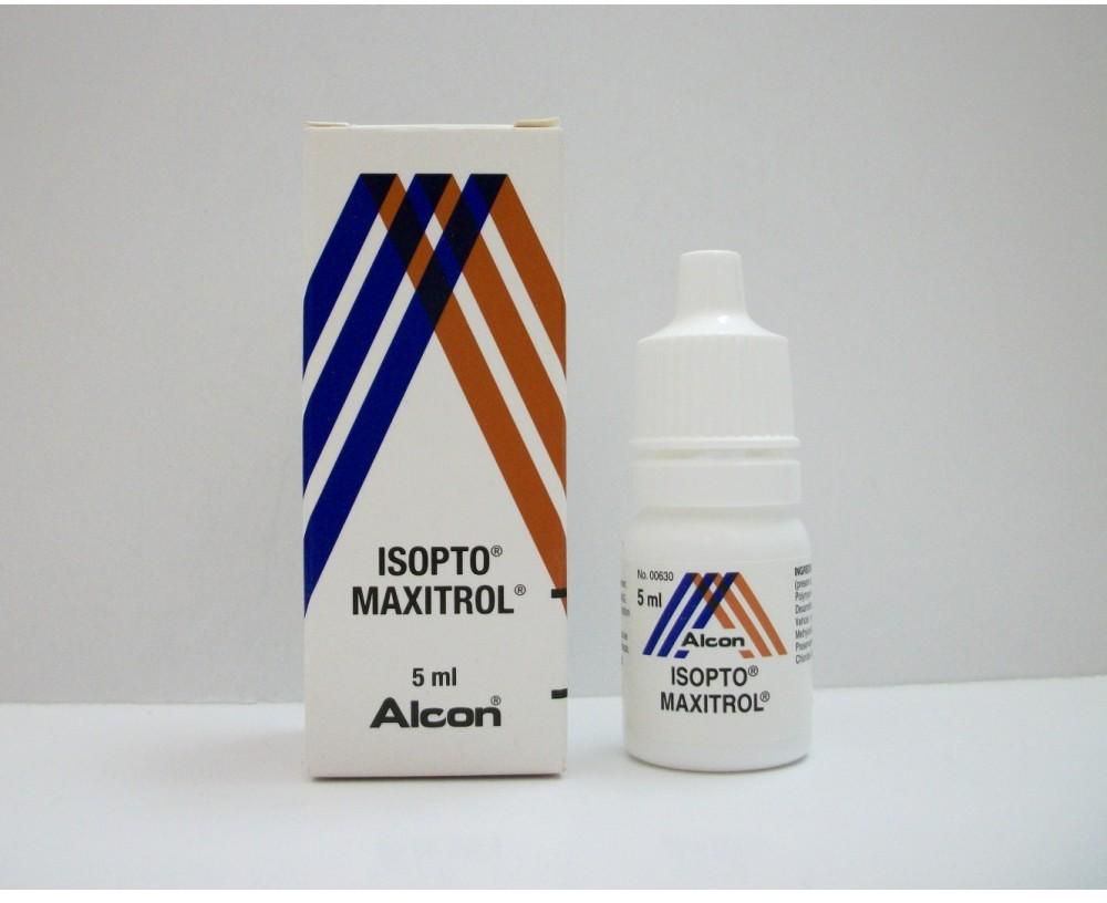 استخدامات قطرة ايزوبتو ماكسيترول Isopto Maxitrol للأذن والعين والاثار الجانبية‎