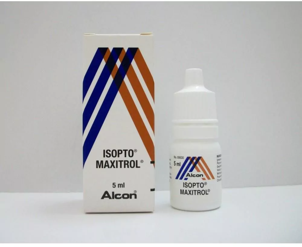 استخدامات قطرة ايزوبتو ماكسيترول Isopto Maxitrol للأذن والعين والاثار الجانبية‎