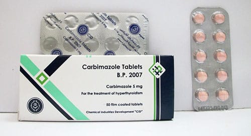 كاربيمازول carbimazole: المضاعفات والفوائد والأعراض والسعر والبديل‎