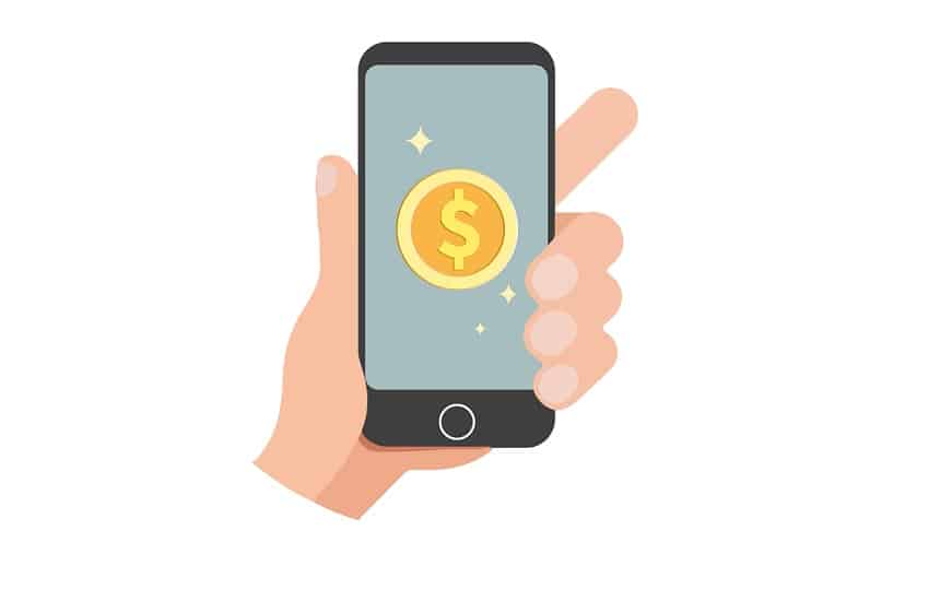 في ماذا يستخدم الشخص هاتفه الذكي وهو يسعى لكسب المال من الانترنت؟‎