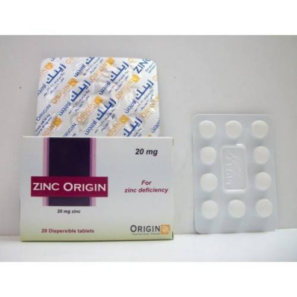 دواعي استعمال زنك اوريجين وجرعة ZINC ORIGIN‎