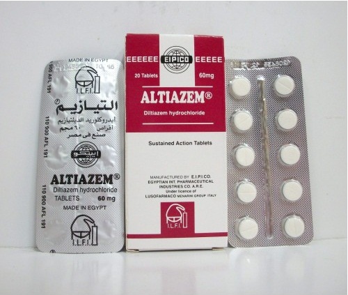 لماذا يستخدم أقراص التيازيم altiazem والآثار الجانبية والسعر والبديل‎