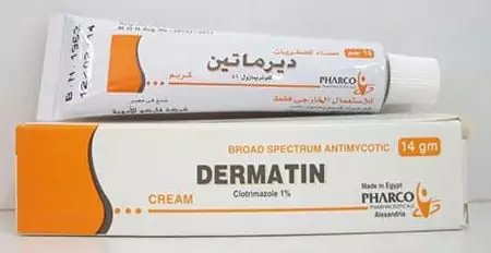 استخدامات وأضرار ديرماتين للوجه والفطريات وطريقة الاستعمال والبديل والسعر‎‎